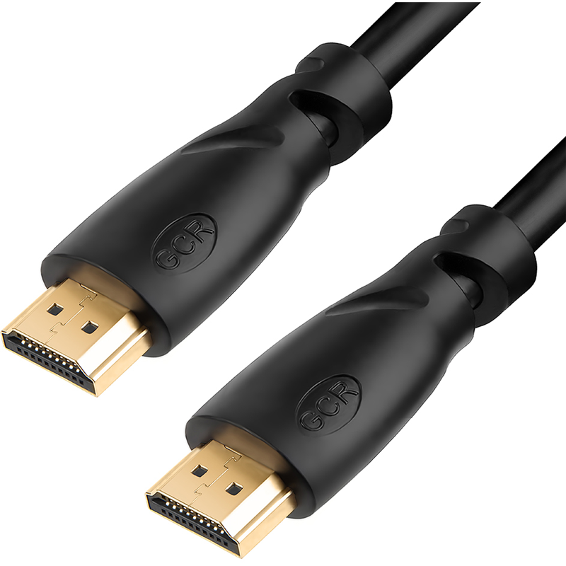 Greenconnect Кабель PROF 15.0m HDMI версия 2.0, черный, OD9.0mm, 28/24 AWG, позолоченные контакты, Ethernet 18.0 Гбит/с