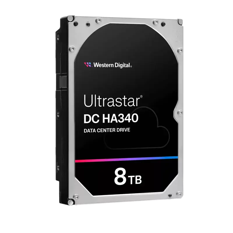 Жесткий диск/ HDD WD SATA 3.2 LFF Server 8Tb Ultrastar DC HA340 7200 6Gb/s 256MB 1 year warranty (replacement HUS728T8TA