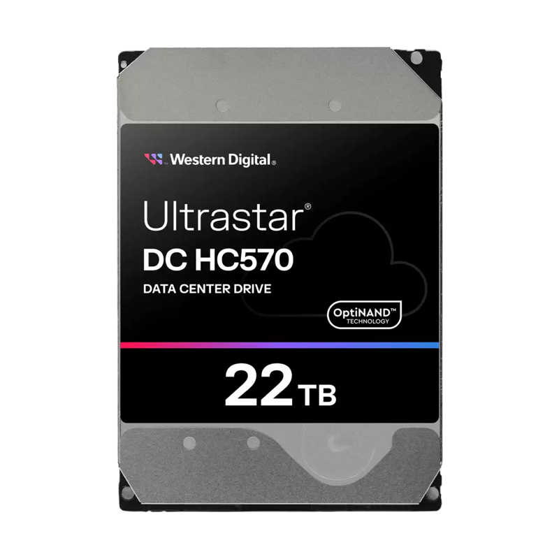 Жесткий диск/ HDD WD SATA Server 22Tb Ultrastar DC HC570 7200 6Gb/s 512MB 1 year warranty
