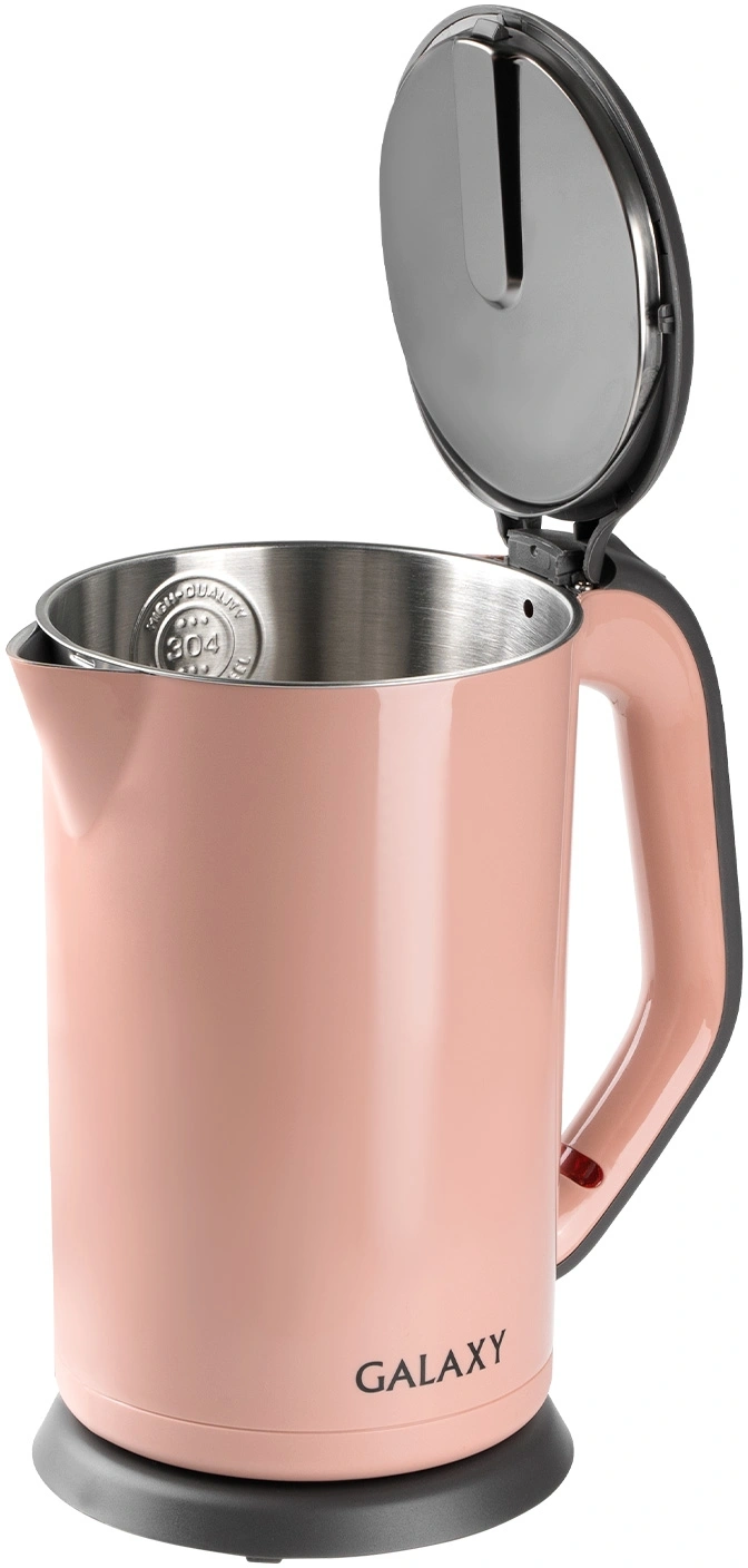 Чайник электрический Galaxy Line GL 0330 1.7л. 2000Вт розовый корпус: нерж.сталь/пластик (7010103303)