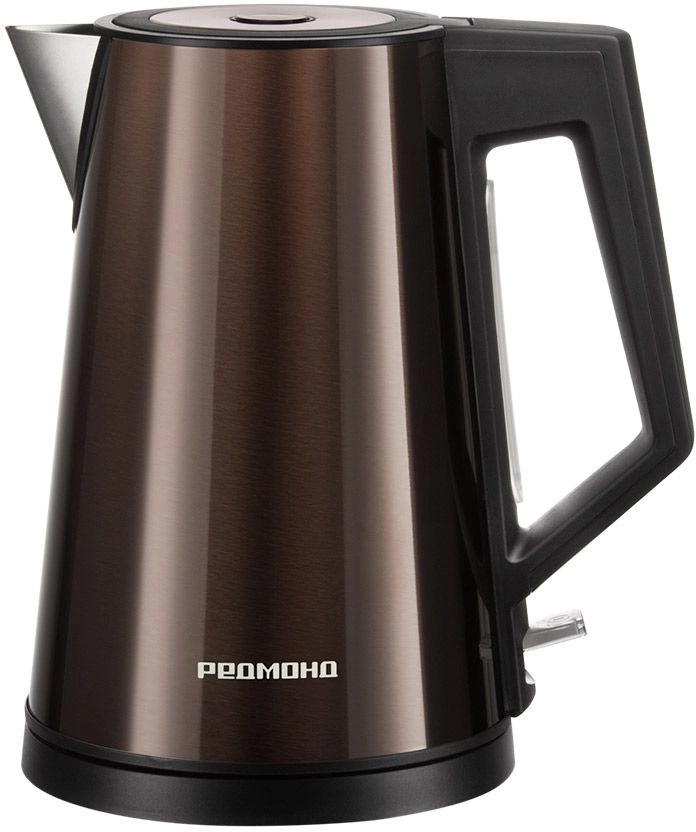 Чайник электрический Redmond KM244 1.7л. 2200Вт коричневый корпус: стекло