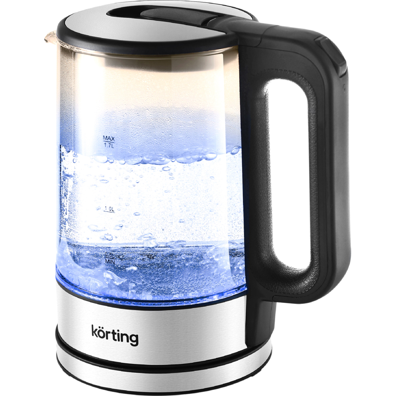Электрический чайник KORTING/ Электрический чайник KORTING, объем 1.7 л, материал: стекло, механическое управление, ф