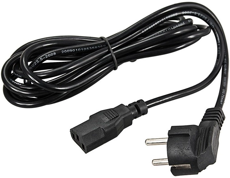 Шнур питания Rexant 04-2736 Schuko-C13 проводник.:3x1мм2 0.6м 220В черный