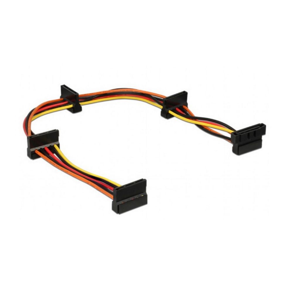 Кабель Cablexpert Кабель питания SATA Cablexpert CC-SATAMF-03 4x15pin(M)/15pin(F), 40см (095563)