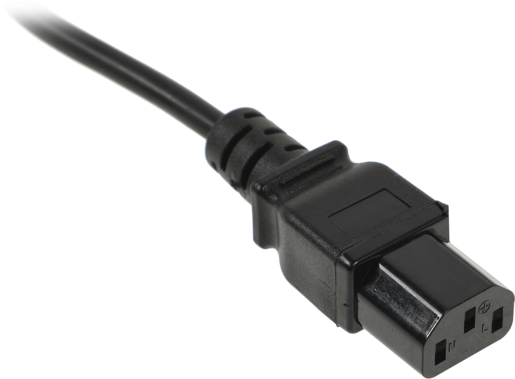 Шнур питания Lanmaster LAN-PP13/SH-1.8-BK C13-Schuko проводник.:3x0.75мм2 1.8м 220В 10А (упак.:1шт) черный