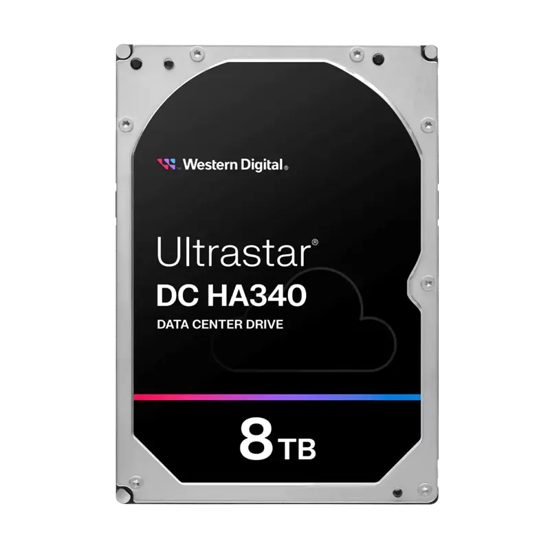 Жесткий диск/ HDD WD SATA 3.2 LFF Server 8Tb Ultrastar DC HA340 7200 6Gb/s 256MB 1 year warranty (replacement HUS728T8TA
