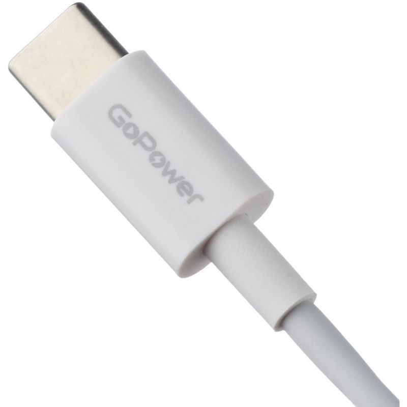 Кабель/ Кабель GoPower GP10TT-60W Type-C (m)-Type-C (m) 1.0м 60W белый (1/200/800)
