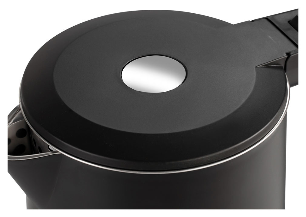 Чайник электрический Galaxy GL 0323 1.7л. 2000Вт черный корпус: пластик (ГЛ0323ЧЕРН)