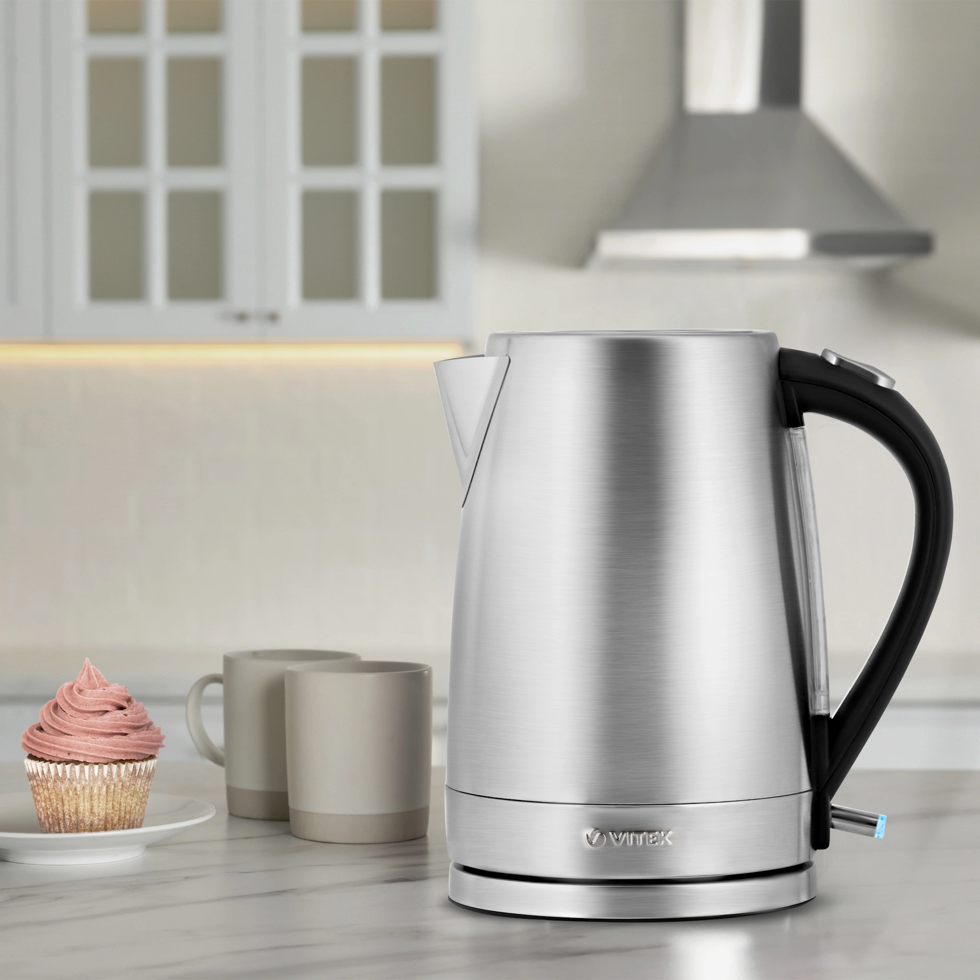 Чайник электрический Vitek VT-7000 1.7л. 2200Вт серебристый корпус: нерж.сталь