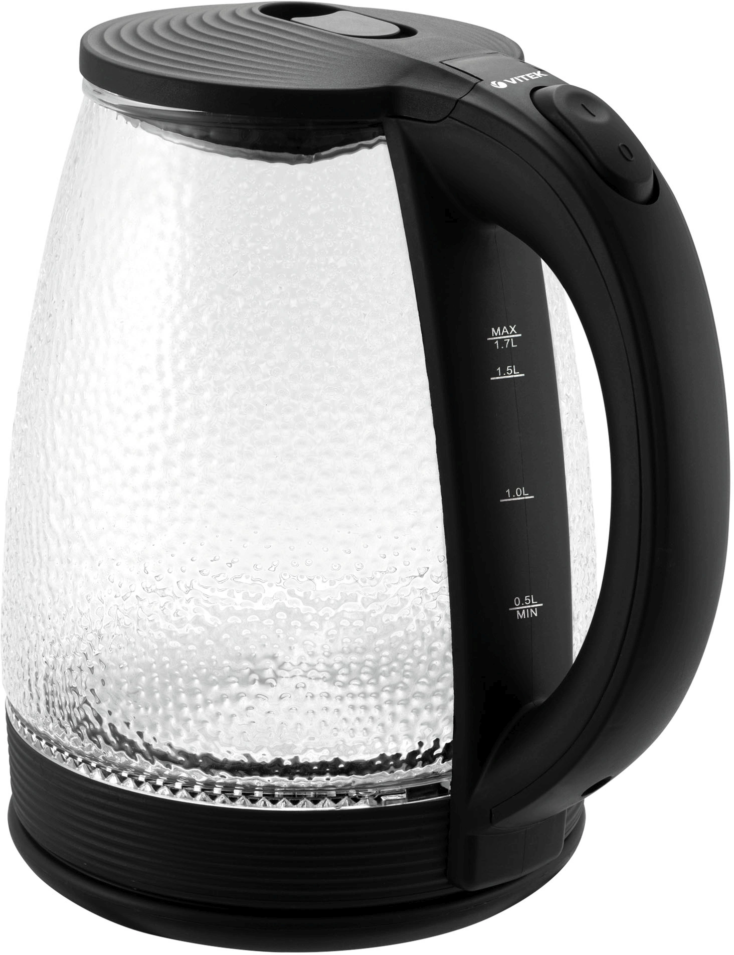 Чайник электрический Vitek VT-7003 1.7л. 2200Вт разноцветный корпус: стекло