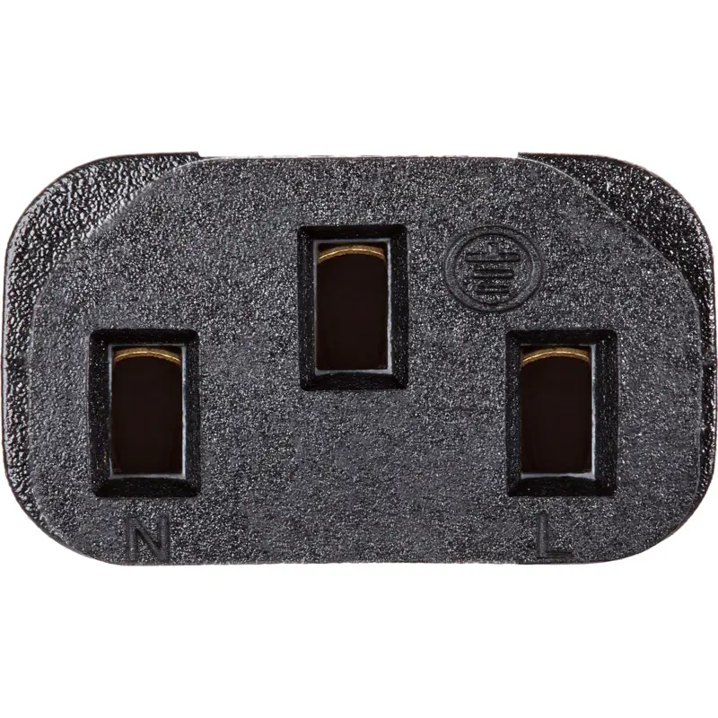 Кабель/ Кабель компьютер - розетка 220V EU (угловой) 3GX0,5mm2, 1,8m, медь, Telecom