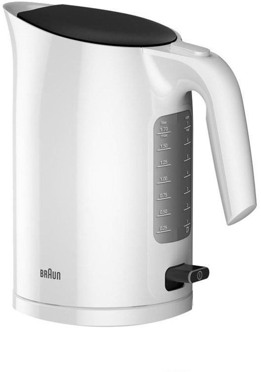 Чайник электрический Braun WK3100 1.7л. 2200Вт белый корпус: пластик (0X21010008)