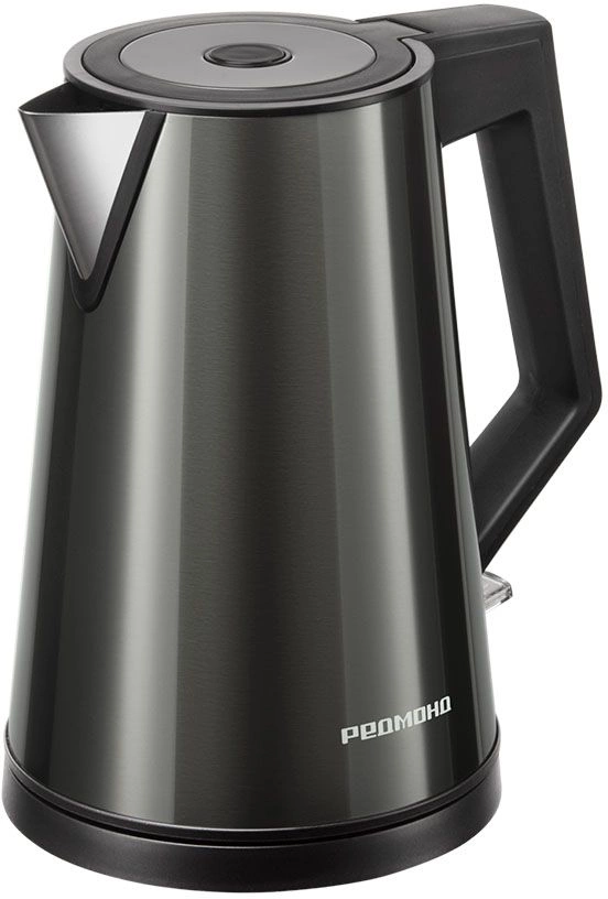 Чайник электрический Redmond KM244 1.7л. 2200Вт серый корпус: стекло