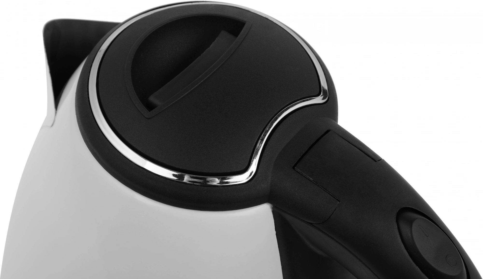 Чайник электрический Supra KES-1846SW 1.8л. 1500Вт белый/черный корпус: металл/пластик