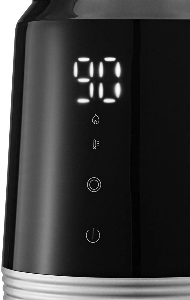 Чайник электрический Kitfort КТ-6648 1.7л. 2200Вт черный/нержавеющая сталь корпус: нерж.сталь/пластик