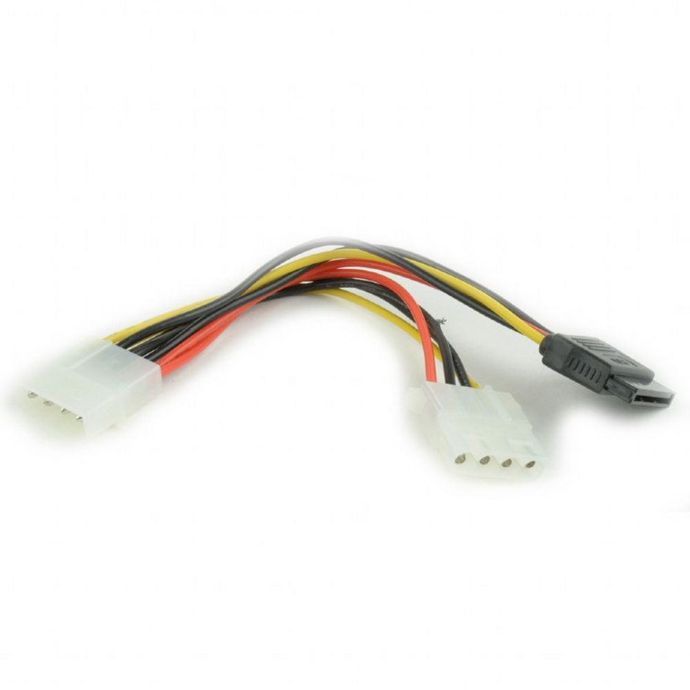 Кабель Cablexpert Кабель питания SATA Cablexpert CC-SATA-PSY2, 15см, molex 4pin/molex4pin+sata 15pin, на 2 устр. {25