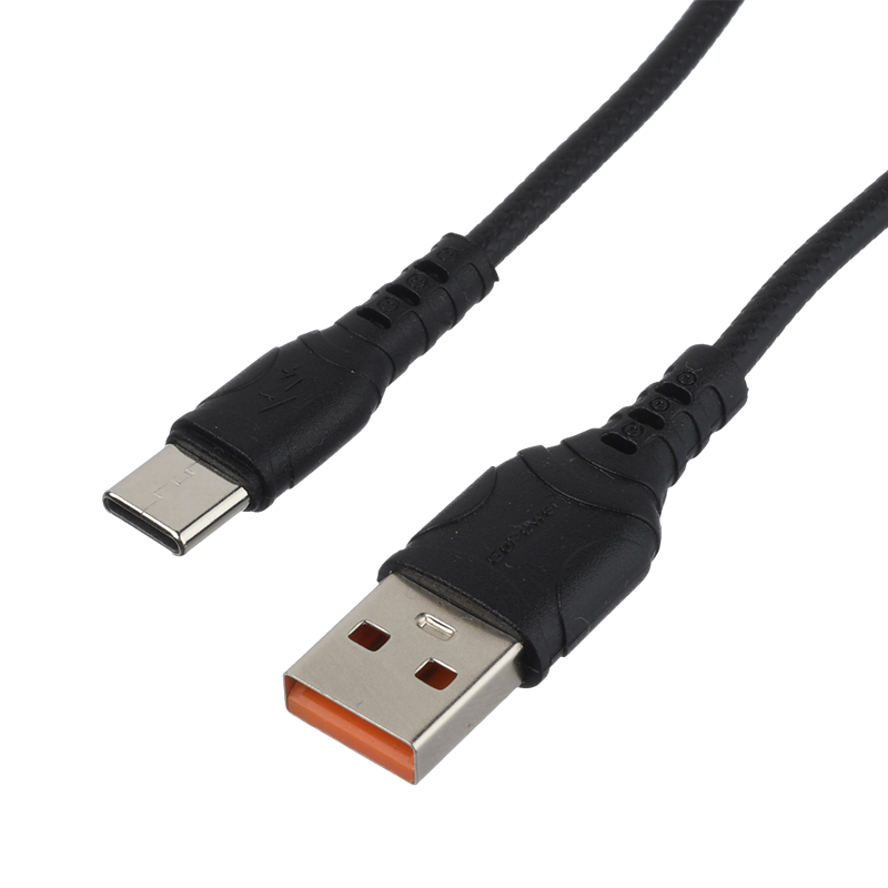 Кабель/ Кабель GoPower GP07T USB (m)-Type-C (m) 1.0м 2.4A силикон черный (1/200/800)