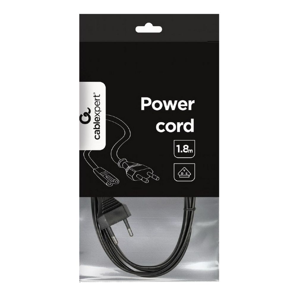 Кабель Cablexpert Кабель питания для аудио/видео техники Cablexpert PC-184-VDE-1.8M 1,8м, CEE 7/16 - C7, VD