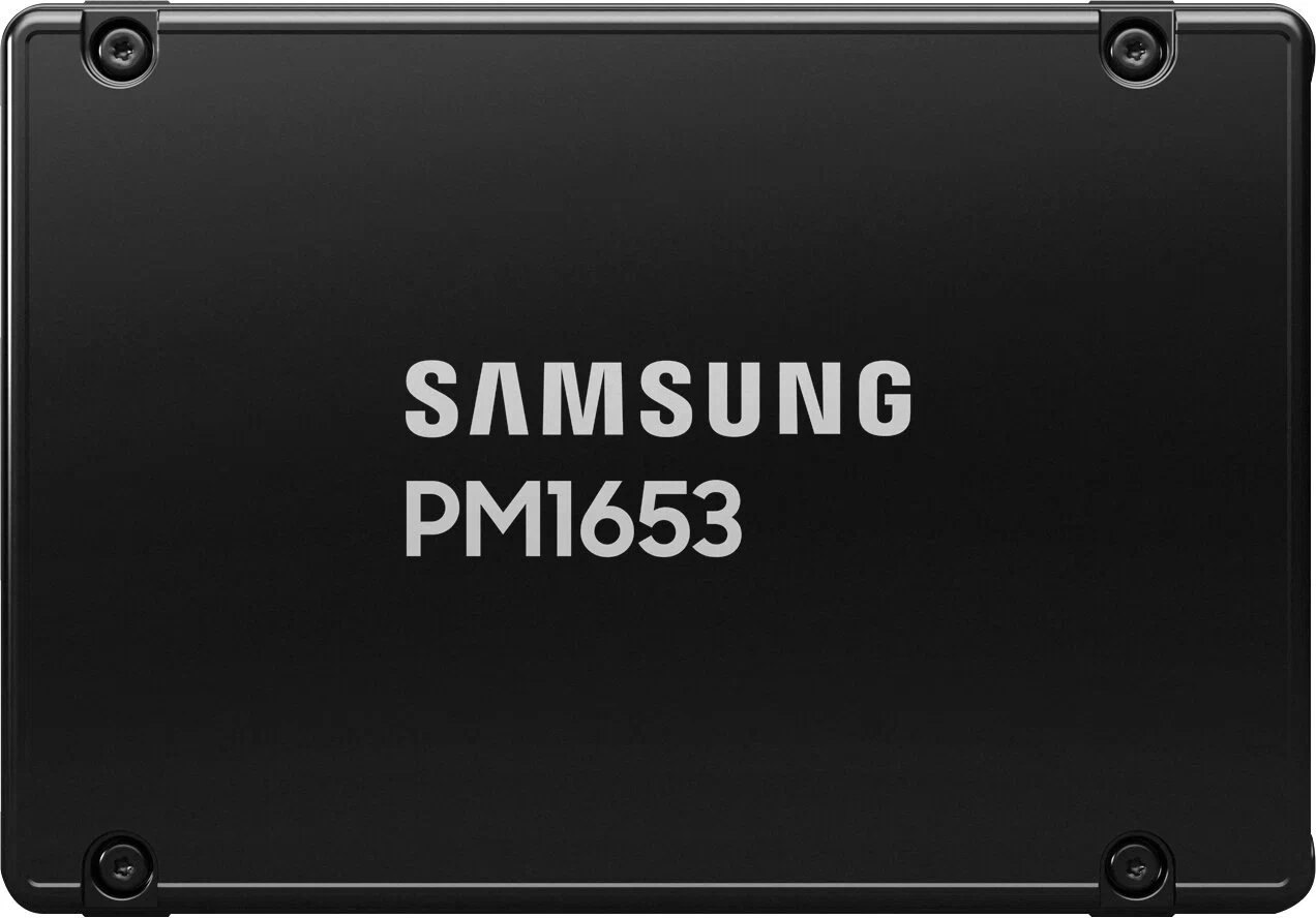 Твердотельный накопитель SSD Samsung Enterprise PM1653 MZILG15THBLA-00A07 2.5", 15360GB, SAS 24 Гб/с, 1DWPD (5Y)