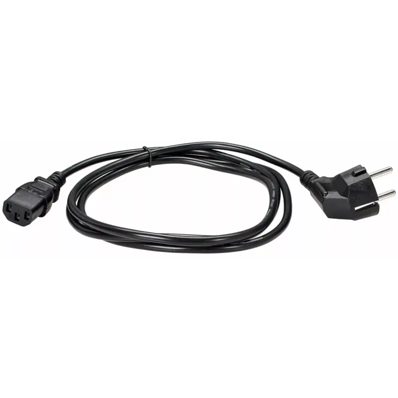 Кабель/ Кабель комп - розетка 220V EU (угловой) 3GX0,75mm2, 1,8m, медь, Telecom